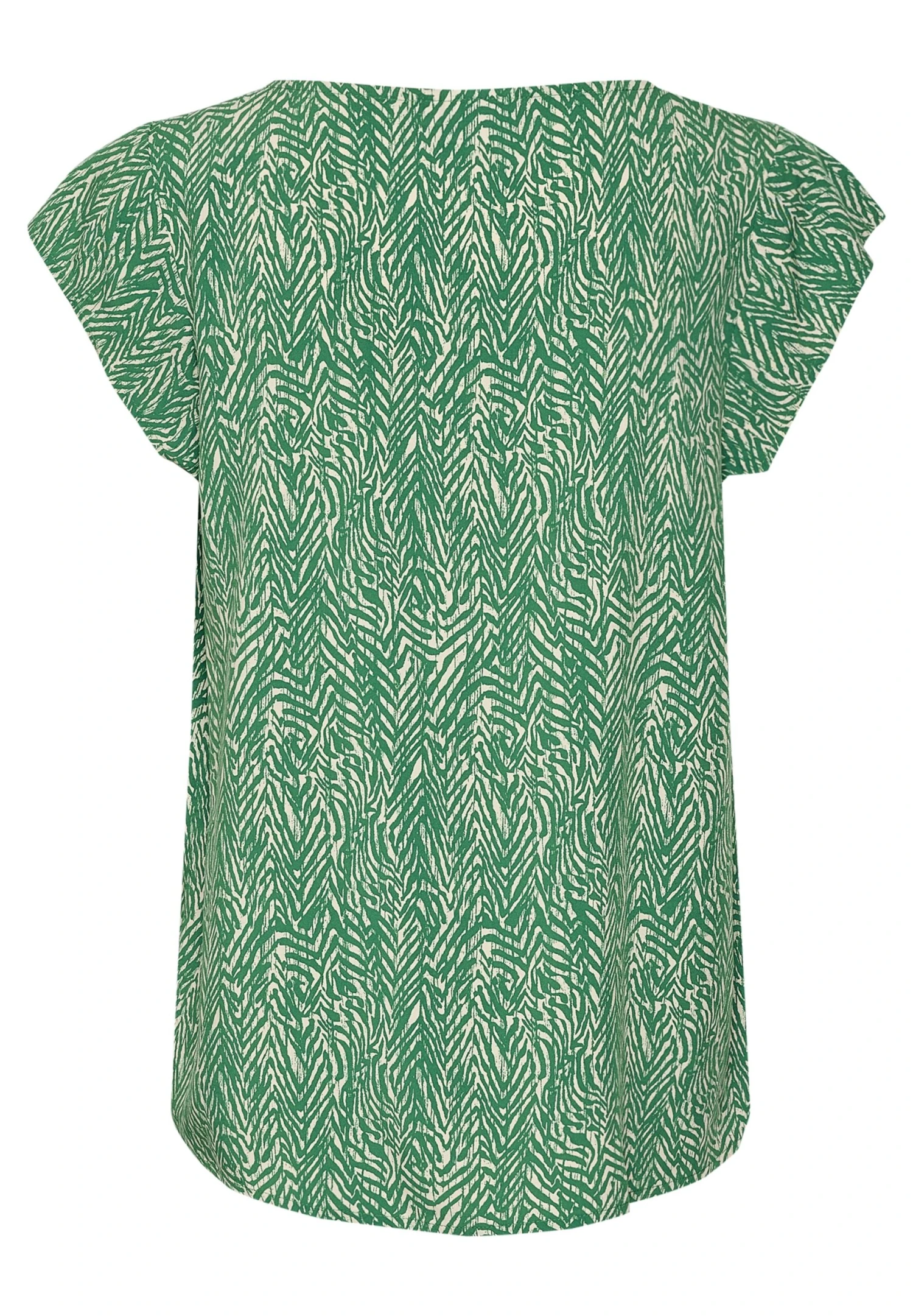 Saint Tropez Adelesz Ss - Blouse - Jelly Bean Zig Zebra 7 Saint Tropez Adelesz Ss - Blouse - Jelly Bean Zig Zebra - Image 5