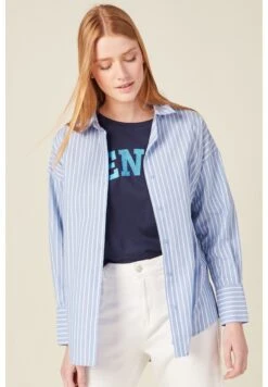 Mit Langen Ärmeln - Overhemdblouse - Bleu Clair -Kleding Hoog Verkoopwinkel b577784880fd45ca8c0b64a7d8a804d1