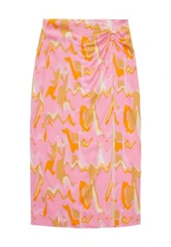 TOM TAILOR Denim A-Lijn Rok - Abstract Pink Print -Kleding Hoog Verkoopwinkel b7b6f8cb0e0e4f2f9c8443028bdeb87c