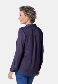 GOLDNER Overhemdblouse - Navy -Kleding Hoog Verkoopwinkel b84e1290e6e64b8180f43e3bd95ed4de