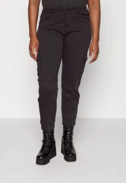 ONLY CARMAKOMA Carmissouri - Broek - Washed Black