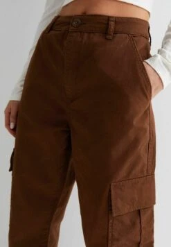 Petite - Cargobroek - Dark Brown -Kleding Hoog Verkoopwinkel b979ab295bac42709427ee19d6004597