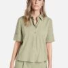 Gerry Weber Halbarm Mit Ärmelaufschlag - Overhemdblouse - Sage