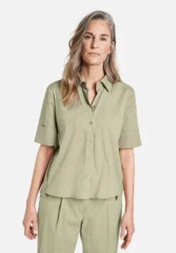 Gerry Weber Halbarm Mit Ärmelaufschlag - Overhemdblouse - Sage