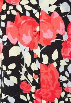 Objlimone Top- Blouse - Hot Coralaop/Flowers -Kleding Hoog Verkoopwinkel be8950dcf15e46fcab02542b2e04da6f