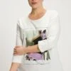 Ulla Popken Longsleeve - Blanc Neige -Kleding Hoog Verkoopwinkel bf0b3583edf84755a43aa65726a7fad3