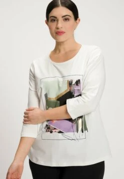 Ulla Popken Longsleeve - Blanc Neige