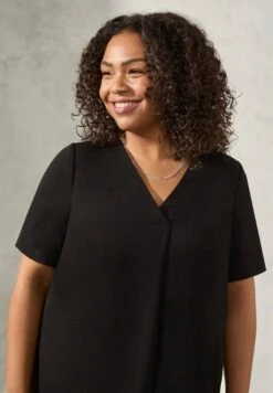 Pleat Front Hi Lo - Tuniek - Black -Kleding Hoog Verkoopwinkel c02dcd97cee3444f90c5f060b0e056d8