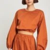 Bill- Blouse - Rust