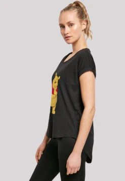 F4NT4STIC Disney Winnie The Pooh Classic With Long Slub- T-Shirt Print - Black -Kleding Hoog Verkoopwinkel c592a88f864f41efa0112b0db082c77b