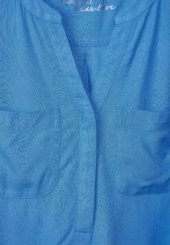 STREET ONE In Unifarbe - Blouse - Blau -Kleding Hoog Verkoopwinkel c6f9675299504e46bf30da19982c0940