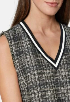 Talbot Runhof X Kariertes- Gebreide Jurk - Marine Multicolor -Kleding Hoog Verkoopwinkel c76f041b56644f618236311f94704b9e