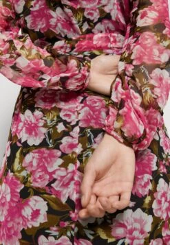 ONLY Onlsaga V Neck Button Dress - Jurk - Black Rosemary -Kleding Hoog Verkoopwinkel c98a69f5a65b4a99b319571846d00aed