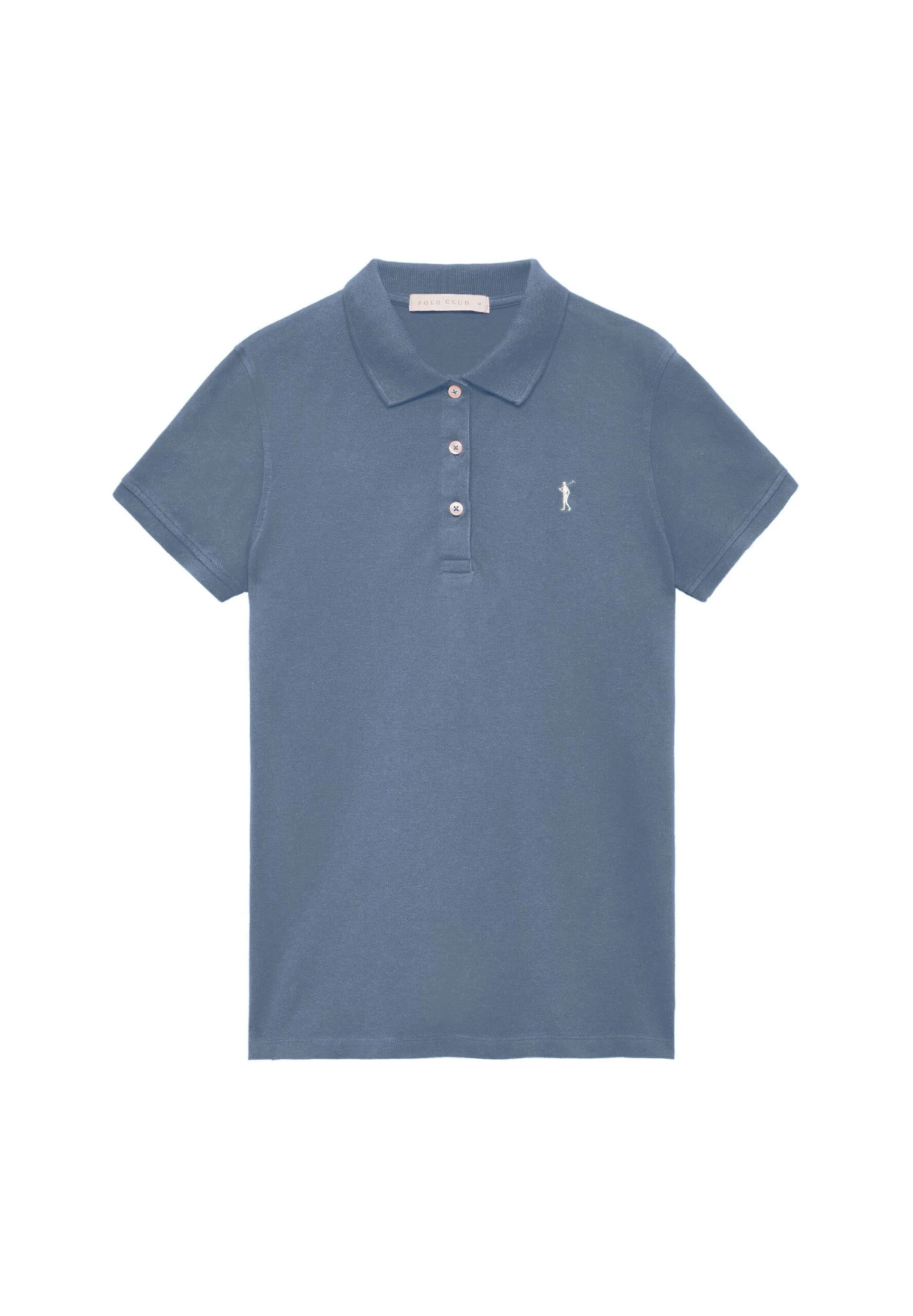 POLO CLUB Short Sleeve- Poloshirt - Denim Blue 8 POLO CLUB Short Sleeve- Poloshirt - Denim Blue - Image 7