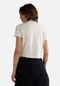 Napapijri S-Rope Ss Crop 1 - T-Shirt Print - White Whisper -Kleding Hoog Verkoopwinkel cac0f2f81ccf4cc8a060be074c77935c