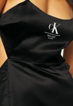 Calvin Klein Jeans Label Strappy Dress - Jurk - Black -Kleding Hoog Verkoopwinkel cd3a5ac6698e4f4da6f5bfe7b4059379