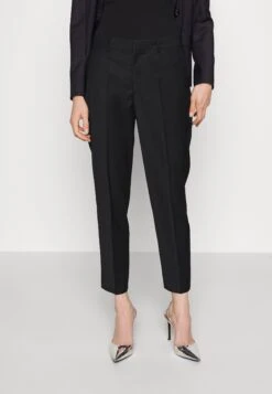 Filippa K Emma Cropped Cool Trouser - Broek - Dark Navy
