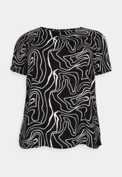 ONLY CARMAKOMA Cardes Allie Life - Blouse - Black -Kleding Hoog Verkoopwinkel cf0f305c5cc444a482d59bbc405fd492