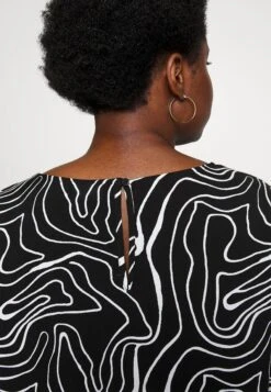 ONLY CARMAKOMA Cardes Allie Life - Blouse - Black -Kleding Hoog Verkoopwinkel d6484e7f55f34a518f29865f7bfab03e