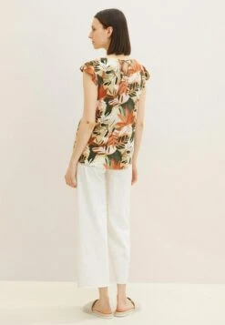 Tom Tailor Regular Fit Mit Mehrfarbigem Muster - Blouse - Colorful Summerly Design -Kleding Hoog Verkoopwinkel d677c454888043c79f293e7b06ab7807
