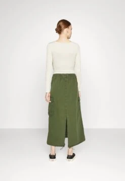 BDG Urban Outfitters Marta Multi - A-Lijn Rok - Khaki -Kleding Hoog Verkoopwinkel d78e742fb8bf4bcbaae1d8edfef2eb1c