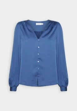 Vila Viellette V-Neck L/S - Blouse - Federal Blue -Kleding Hoog Verkoopwinkel dea5ac78fe204e58a4057f0c5c648991