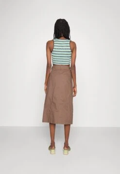 Yascargi Midi Skirt - A-Lijn Rok - Caribou -Kleding Hoog Verkoopwinkel deea93e829d24c56ae40bff3834a0faa