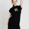 Mister Tee Ladies Bye Boy Extended Shoulder Dress - Jerseyjurk - Black -Kleding Hoog Verkoopwinkel dfd515ddfd4a417480fac8c235bcb21e