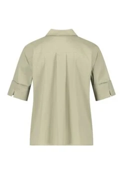 Gerry Weber Halbarm Mit Ärmelaufschlag - Overhemdblouse - Sage -Kleding Hoog Verkoopwinkel e1b59cc9007b4fb3bbcd1e583d68249f