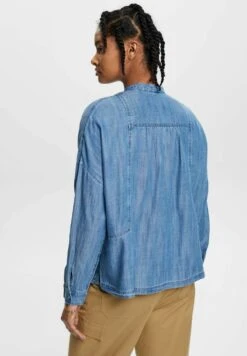 ESPRIT Leichte- Overhemdblouse - Blue Medium Washed New -Kleding Hoog Verkoopwinkel e3be5145b9194983a1a2feb019d6cd93