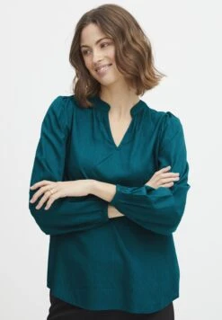 Fransa Frparty Bl - Blouse - Blue Coral