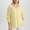 DeFacto Overhemdblouse - Yellow -Kleding Hoog Verkoopwinkel e7873e5193e84e869badc69f923f141b