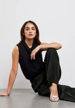 Taifun Sleeveless Shirt - Blouse - Schwarz -Kleding Hoog Verkoopwinkel e7d642ad0ea6490b98ee6f1b3c7924f7