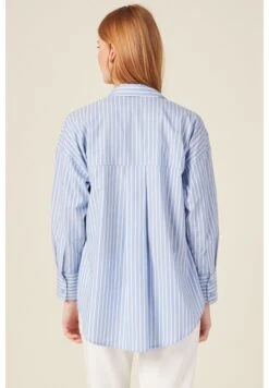 Mit Langen Ärmeln - Overhemdblouse - Bleu Clair -Kleding Hoog Verkoopwinkel e8219037957a4030bc0d2a1be9bd1736