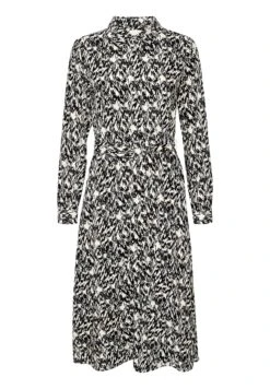 Part Two Shelbypw Dr - Blousejurk - Black Texture Print -Kleding Hoog Verkoopwinkel e8e04cafcd5644d1928b5964783d6929