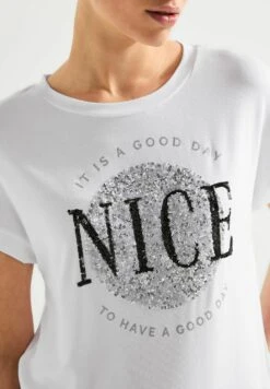 STREET ONE Mit Artwork - T-Shirt Print - Weiß -Kleding Hoog Verkoopwinkel e905928d3bfe4407b4999868de340c0f