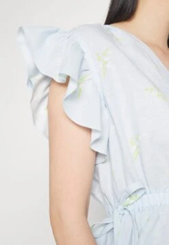 Marks & Spencer Frill Sleeve Top - Blouse - Blue -Kleding Hoog Verkoopwinkel eb4ec5a7330d4d638c1c6d855637aadf