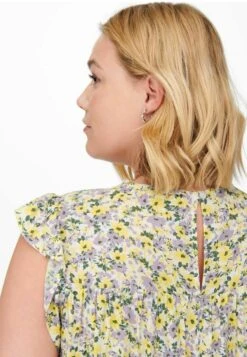 ONLY CARMAKOMA Curvy Rüschenärmel - Jurk - Cloud Dancer -Kleding Hoog Verkoopwinkel ec2126cd51734fcdbcf65935f37375da