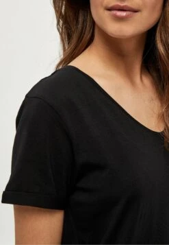 Minus Adele - T-Shirt Basic - Black -Kleding Hoog Verkoopwinkel ec5e9fcaaa5a40c3834a752b54106783