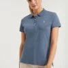 POLO CLUB Short Sleeve- Poloshirt - Denim Blue -Kleding Hoog Verkoopwinkel ee46d87d6c004847be4bd72bc6f61f7c