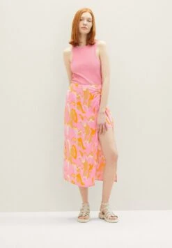 TOM TAILOR Denim A-Lijn Rok - Abstract Pink Print -Kleding Hoog Verkoopwinkel effdb7d585824007a1cf3faa90a939f4