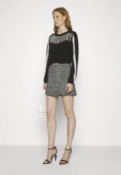 MAX & Co. Natalina - A-Lijn Rok - Black Pattern -Kleding Hoog Verkoopwinkel f05e66f7a068413eab72cd87bd3d3ae6