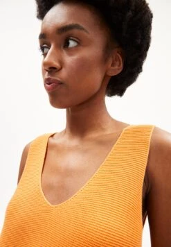 Armedangels Wilmaa - Top - Mangorange -Kleding Hoog Verkoopwinkel f10b936b84e142f7a07ea89e53437c2f