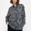 Soft Rebels Overhemdblouse - Multi Pop Flower Azure Blue Print