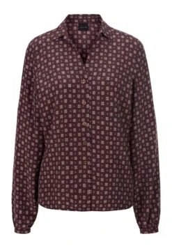 Overhemdblouse - Nussbraun Multicolor -Kleding Hoog Verkoopwinkel f3396aa254994c198e9dd2017e688f55