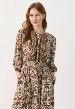 Part Two Salipw Dr - Blousejurk - Chestnut Block Print -Kleding Hoog Verkoopwinkel f8abb90eb41f47dd978737b2b00b3896