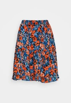 Vila Vipaya Skirt - A-Lijn Rok - Black Flower -Kleding Hoog Verkoopwinkel fae9caf046c04aecb4f5261451be7d39
