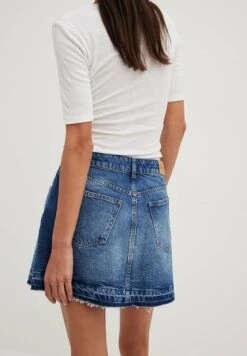 NA-KD A-Lijn Rok - Mid Blue -Kleding Hoog Verkoopwinkel fbc009d99c8b4659a9ed0fb98e422cb3